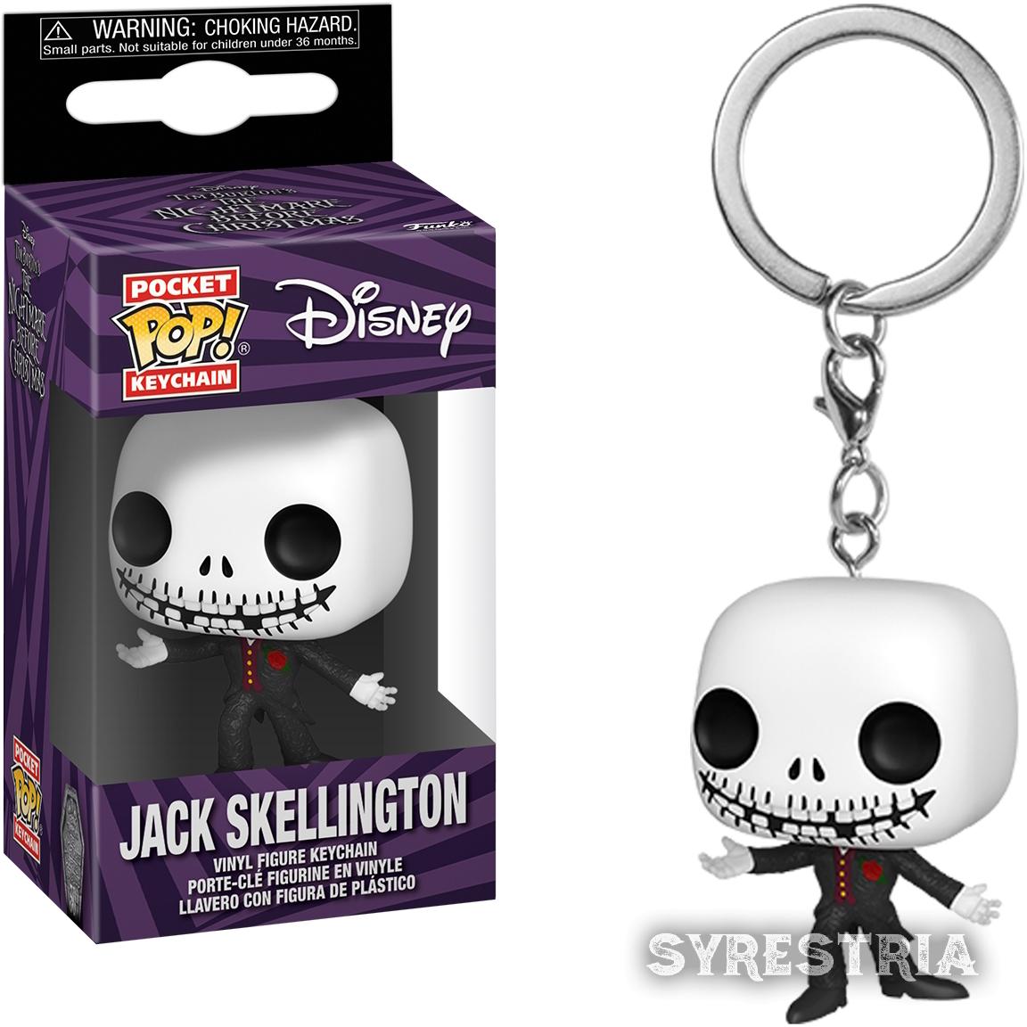 Disney The Nightmare Before Christmas - Jack Skellington - Schlüsselanhänger Funko Pocket POP! Keychain