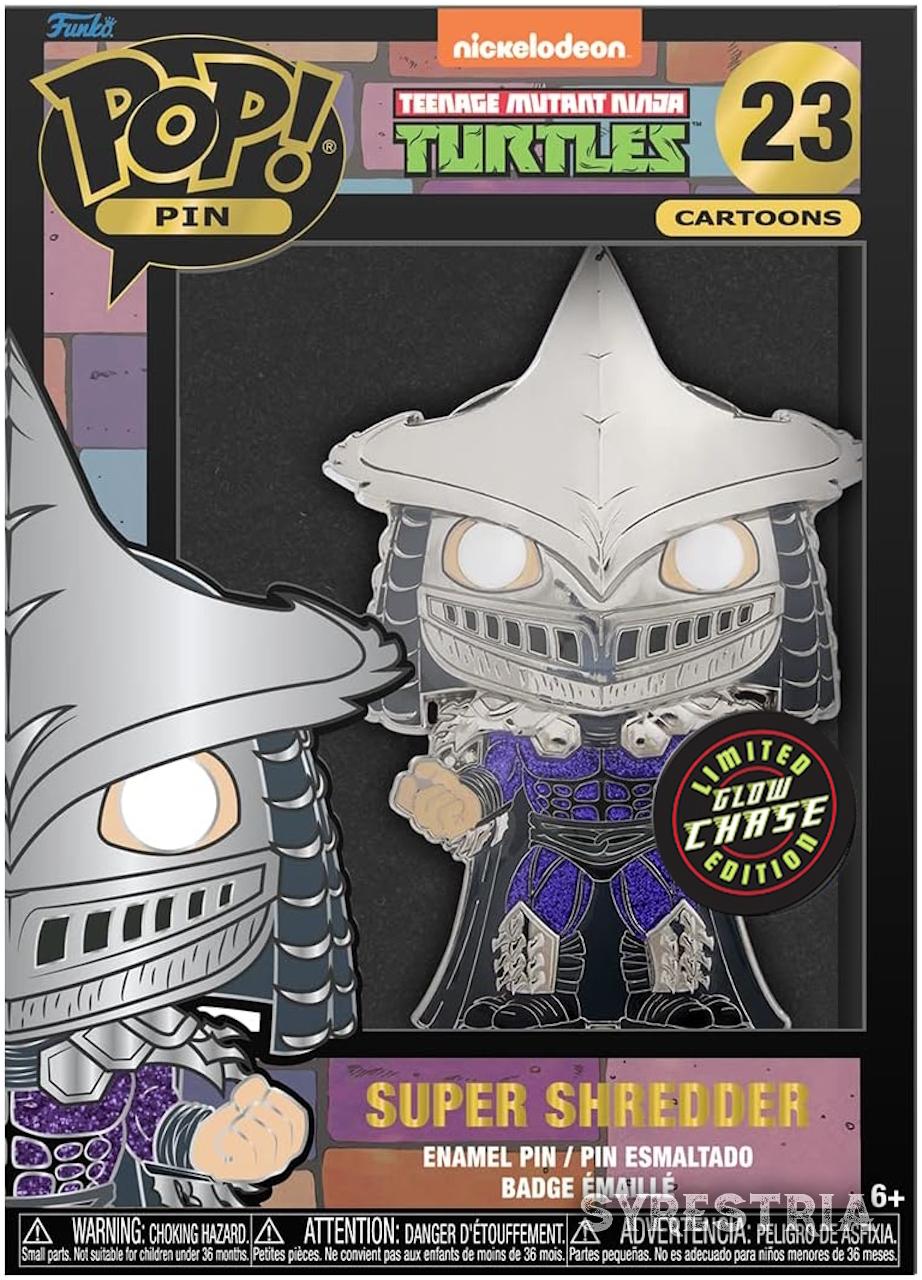 Teenage Mutant Ninja Turtles - Super Shredder 23 Limited Glow Chase Edition - Funko Pop! Pin