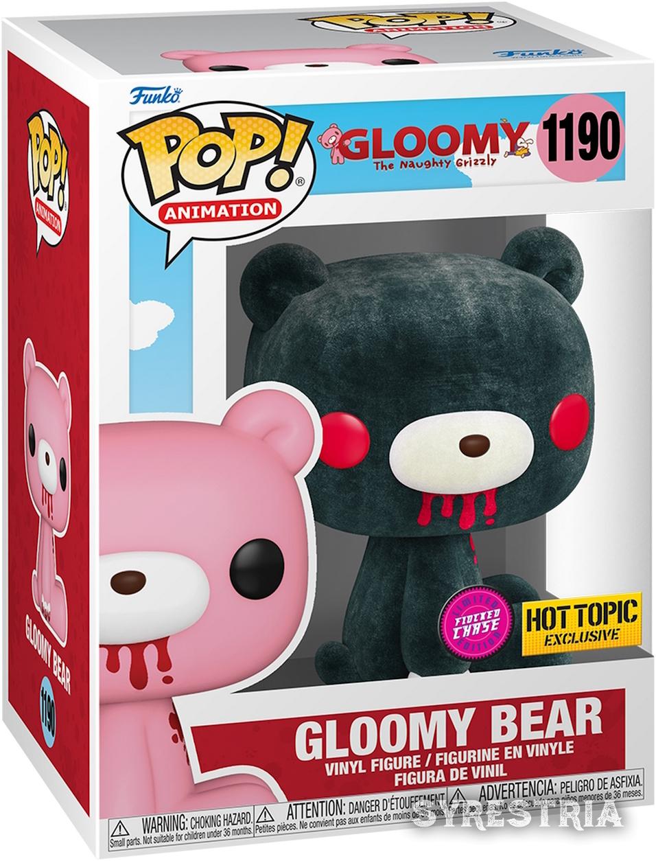 Gloomy - Gloomy Bear 1190 Hot Topic Limited Chase Flocked - Funko Pop! Vinyl Figur