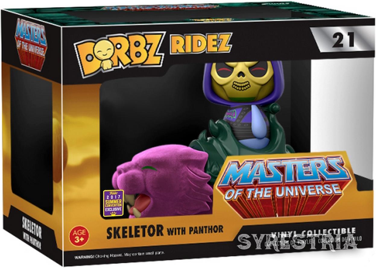 Masters of the Universe - Skeletor with Panthor 21 2017 Summer Convention Exclusive - Funko Dorbz Ridez Vinyl Figur
