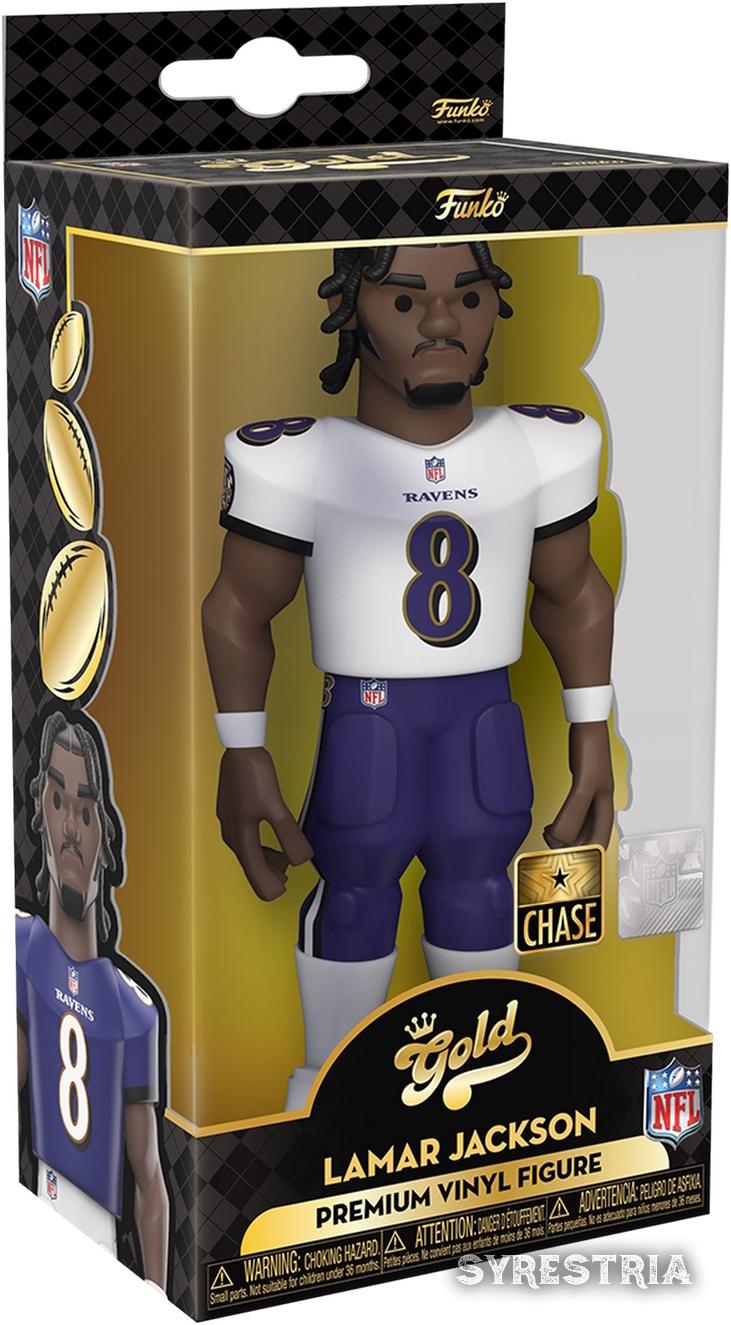 NFL Baltimore Ravens - Lamar Jackson Chase - Funko Gold Vinyl Figur