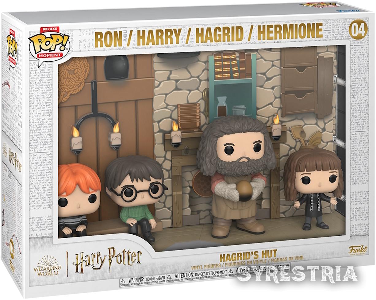 Harry Potter Hagrid's Hut - Ron Harry Hagrid Hermione 04 - Funko Pop! Deluxe Moment