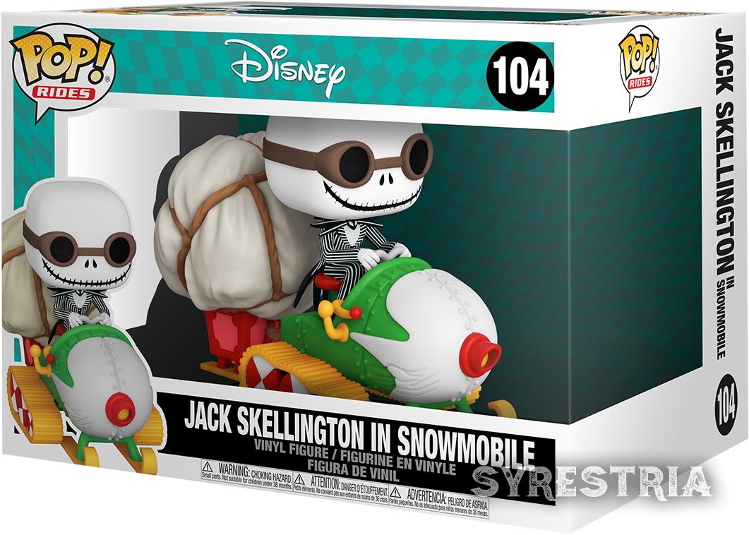 Disney Nightmare Before Christmas - Jack Skellington in Snowmobile 104 - Funko Pop! - Vinyl Figur