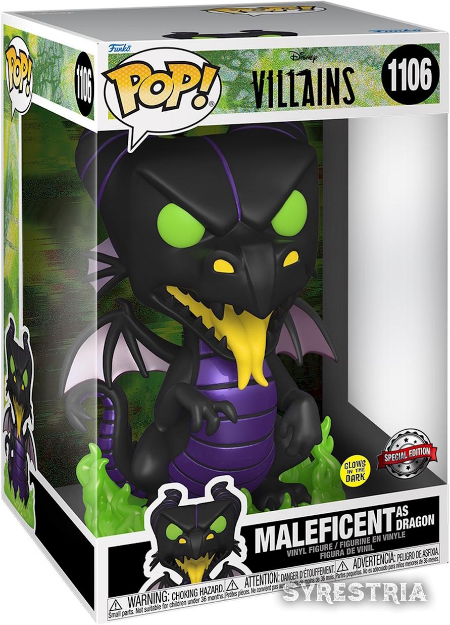 Villains - Maleficent as Dragon 1106 Special Edition Glows - Funko Pop! Vinyl Figur