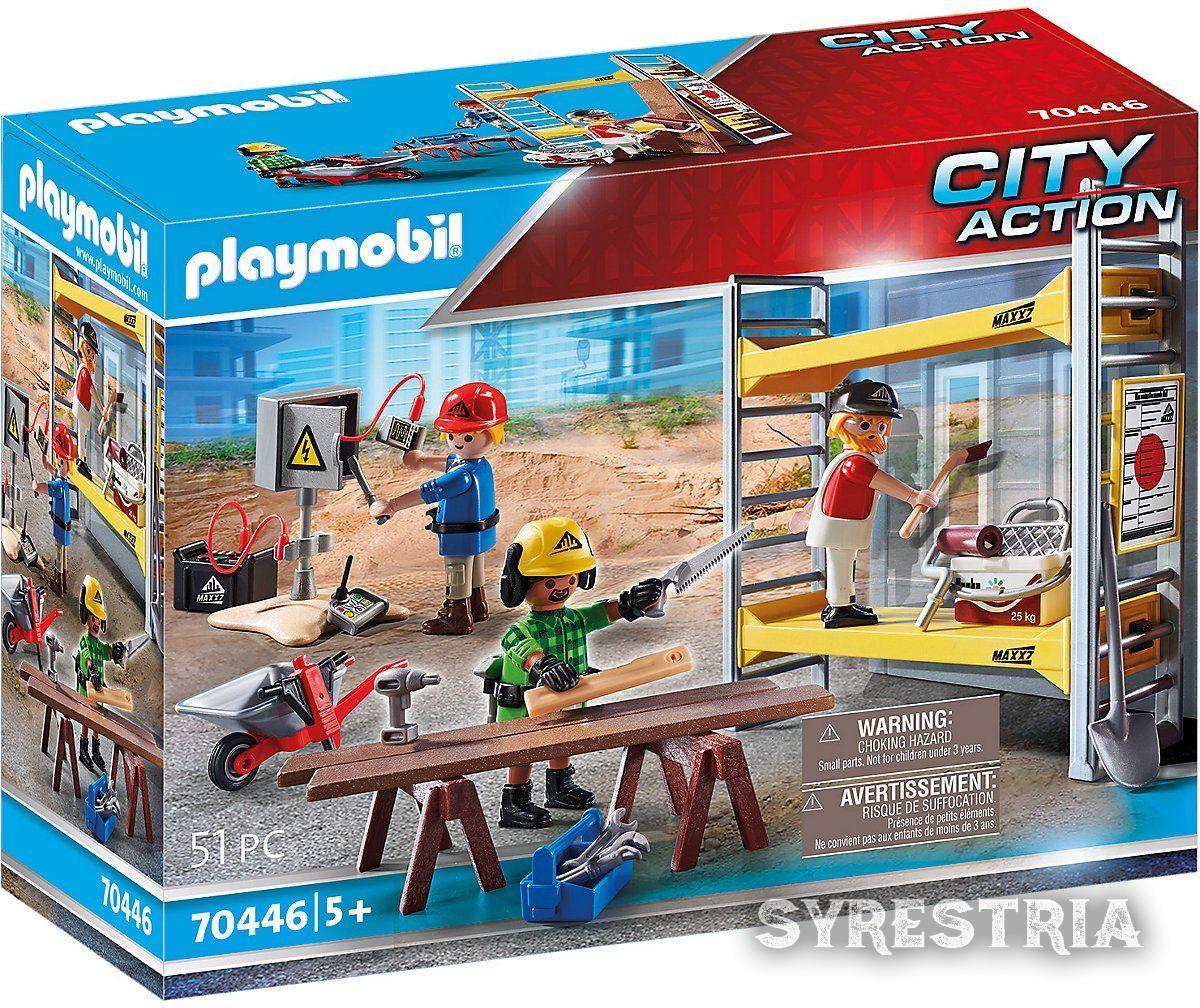 Playmobil City Action - Baugerüst mit Handwerkern 70446
