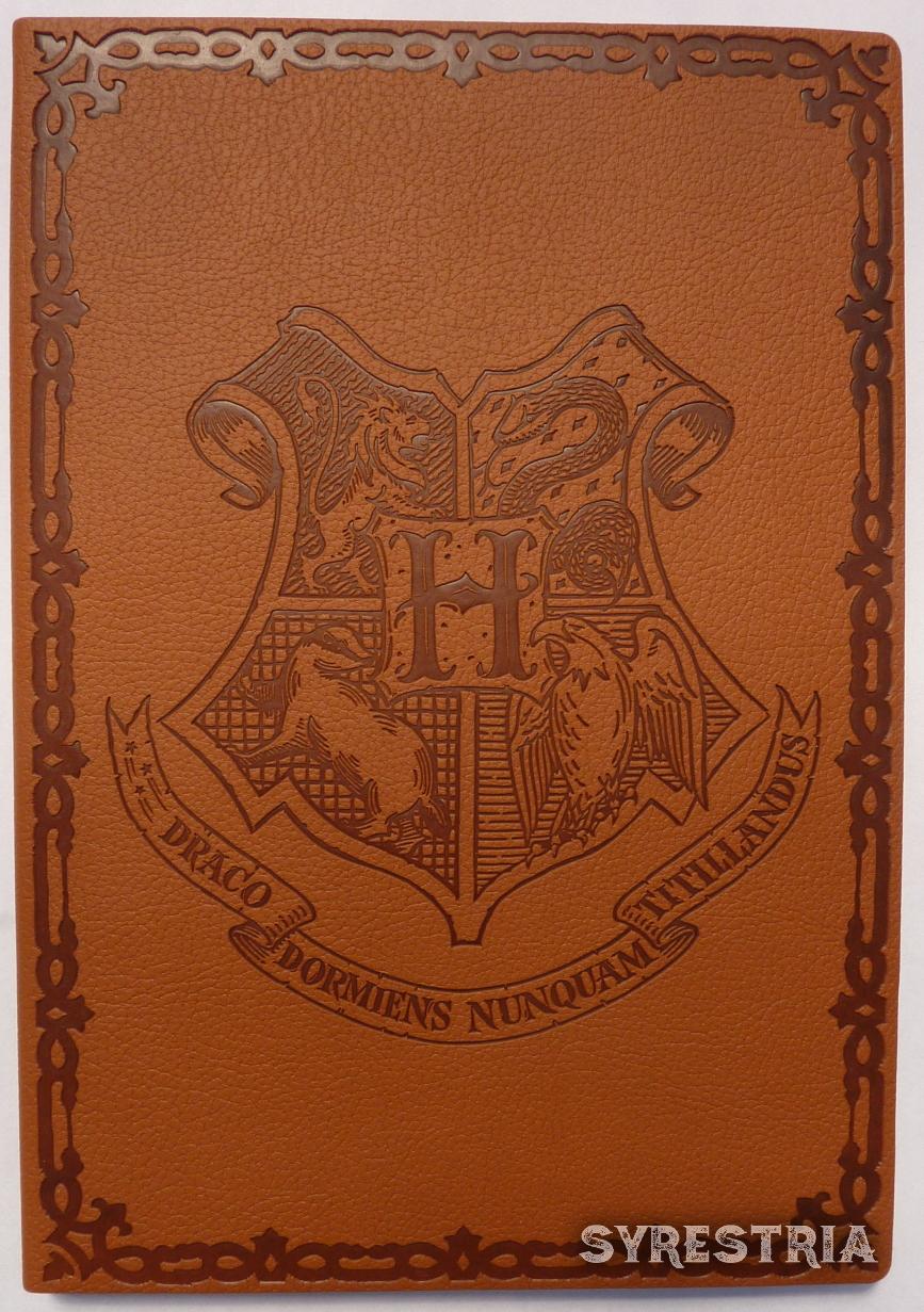 Harry Potter Notizbuch A4 Hogwarts Siegel Crest Wasserzeichen