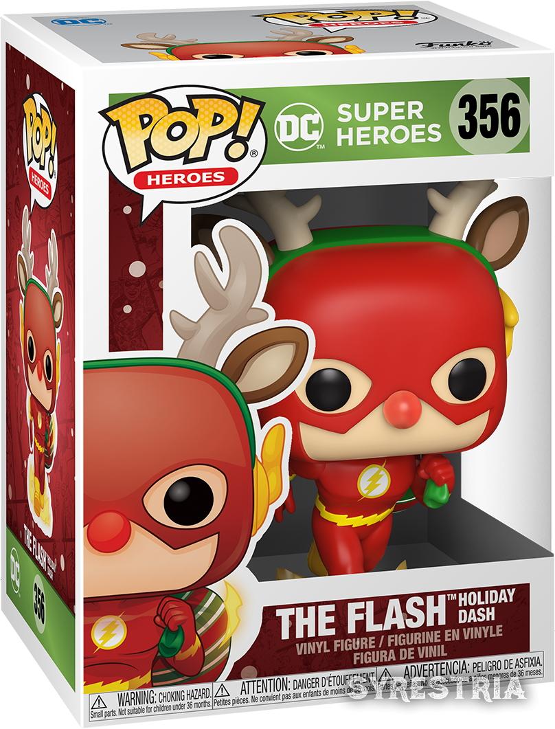 DC Super Heroes - The Flash Holiday Dash 356 - Funko Pop! - Vinyl Figur