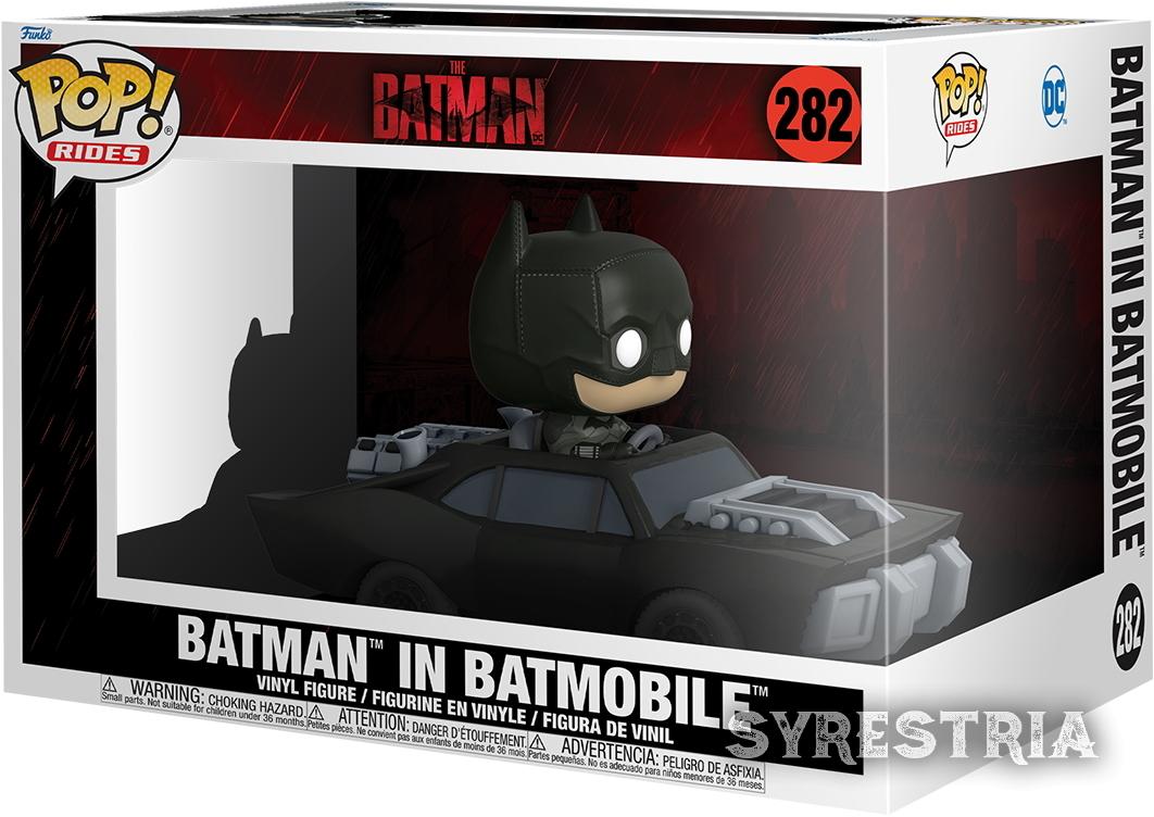 The Batman - Batman in Batmobile 282 - Funko Rides Pop! - Vinyl Figur