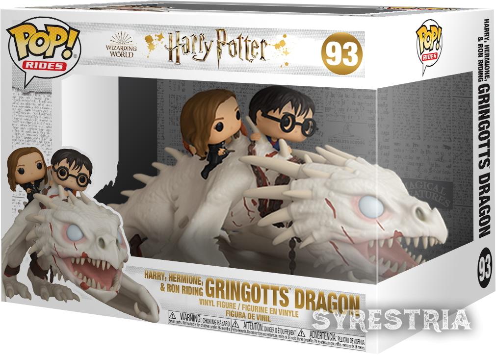 Harry Potter - Gringotts Dragon Harry, Hermion, & Ron Riding 93 - Funko Pop! - Vinyl Figur