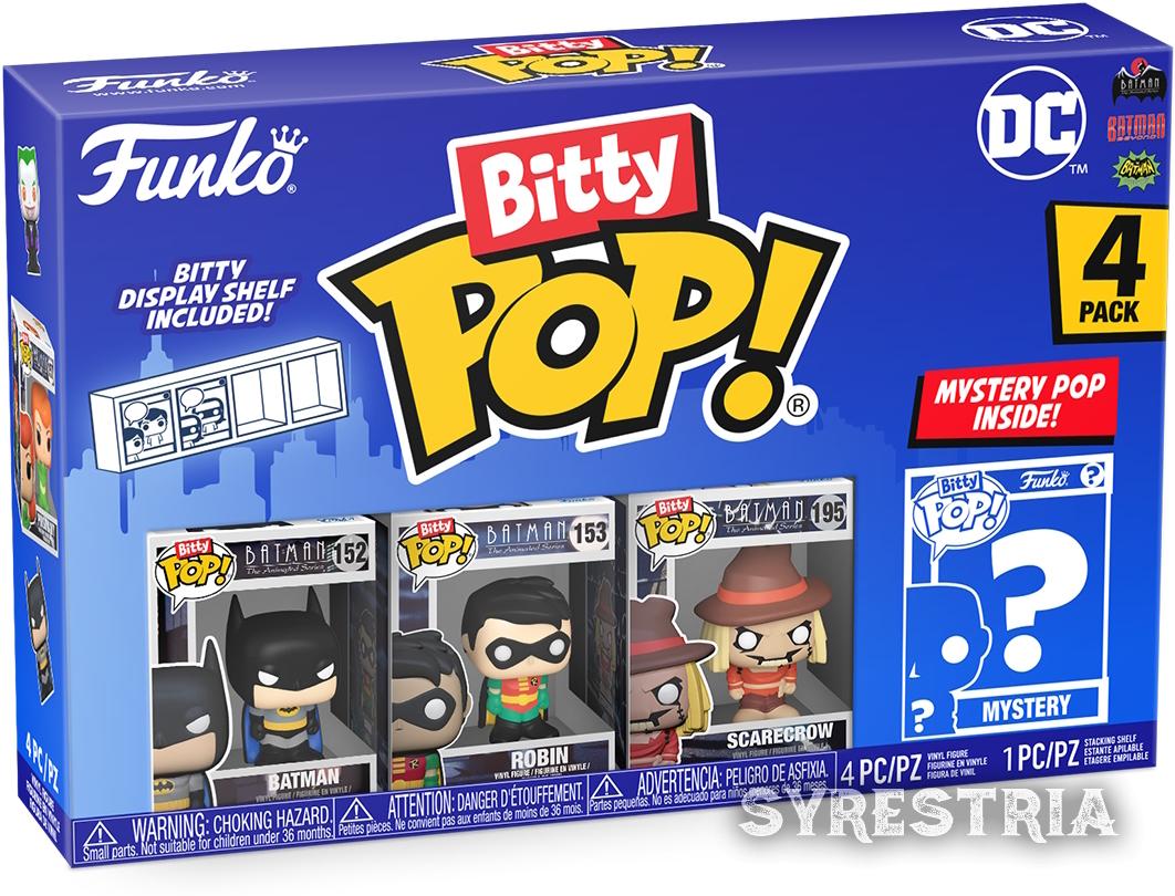 DC Batman Robin Scarecrow 4er Pack - Bitty Pop! Funko